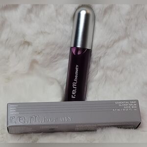NIB R.E.M. Beauty Essential Drip Glossy Balm Juice Box Full Size 4.7ml 0.15fl oz